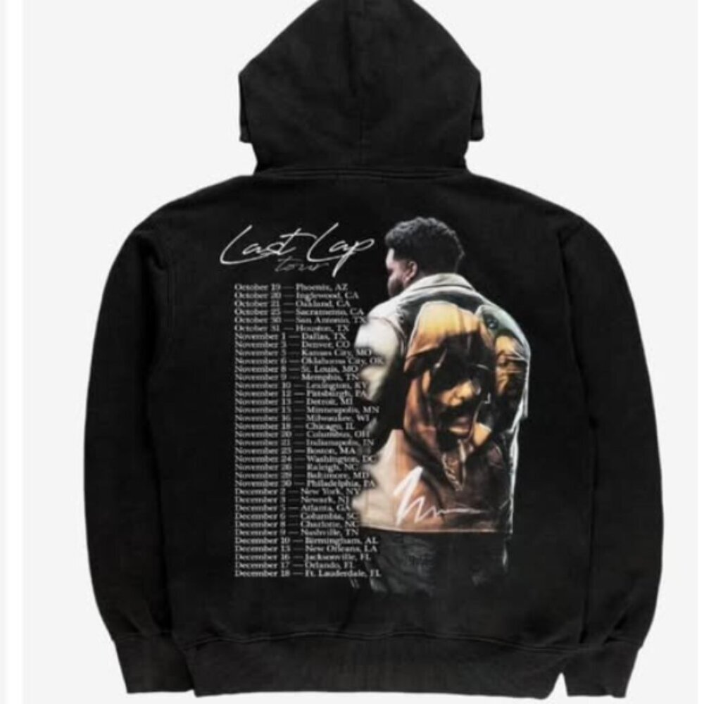 Rod Wave Last Lap Hoodie Official merch Size 3XL Tour Merch